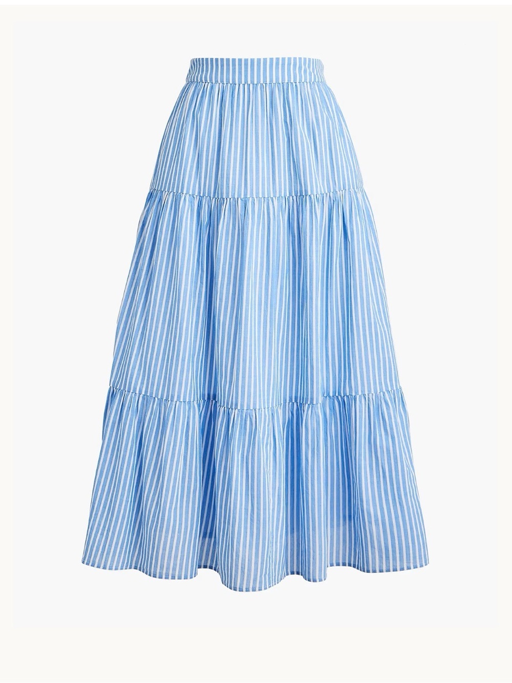 J. Crew Factory Tiered Midi Skirt Size PS NWT
